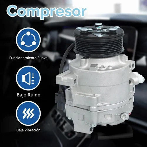 Vista 2 de WFLNHB Compresor de Aire AC Reemplazo para Honda Civic 2006 2007 2008 2009 2010 2011 1.8L CO 4918AC