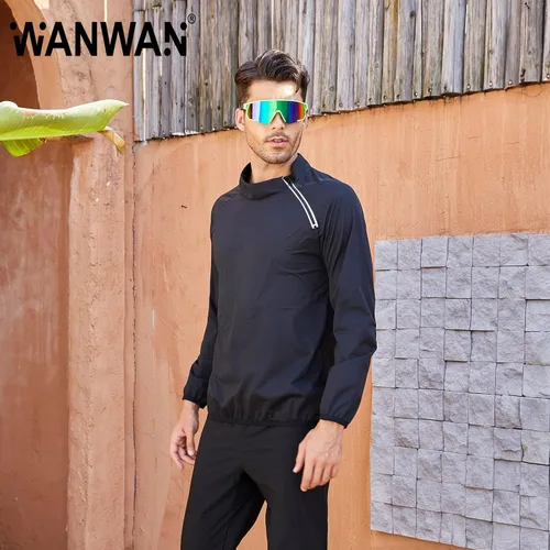 Vista 2 de WANWAN Gafas de sol deportivas de ciclismo para hombres y mujeres, estilo de los años 80, sombra de visera, béisbol, pesca, esquí, correr, golf