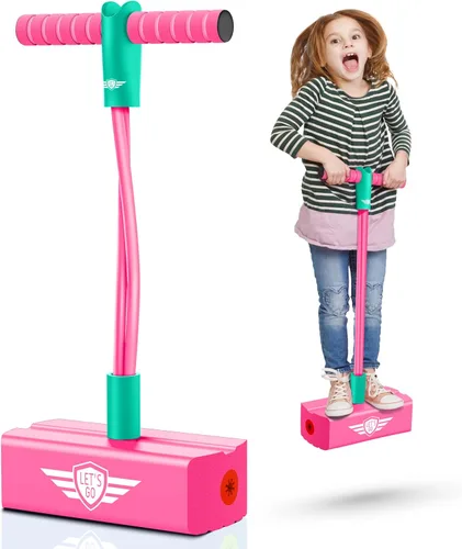 Vista 12 de CUUGO LET'S GO! CG Saltar Promueve Crecer Más Alto - Saltarín de Espuma para Niños, Juguetes para Niños de 3 a 12 Años, Niños Niñas, Juguetes al