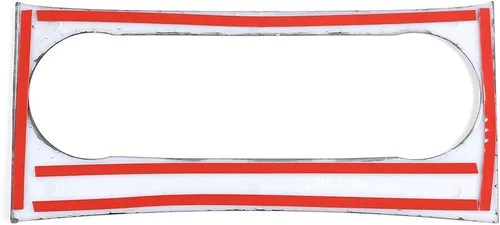 Vista 7 de YIWANG Marco de perilla de control central de ABS cromado para Mercedes Benz Clase C W204 2011-2014 Accesorios de automóvil (grano de madera negra)