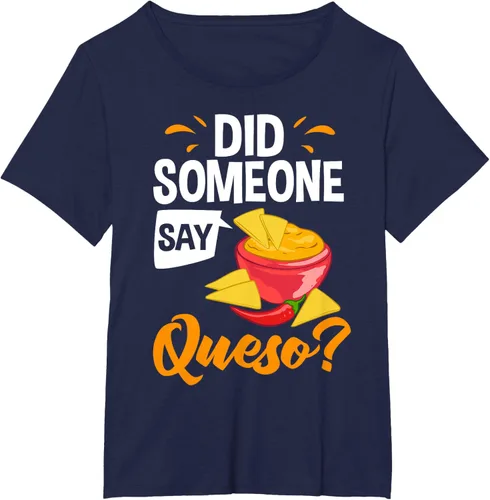 Vista 13 de Queso Dip Camiseta Chile con Queso Salsa Mexican Chips Chile con Queso, Negro