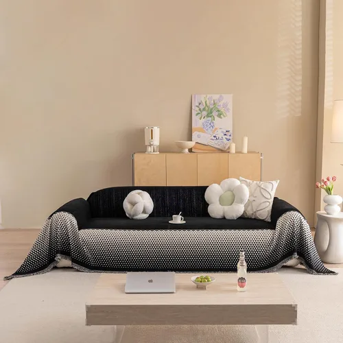 Vista 11 de STACYPIK Jacqurad - Fundas de sofá reversibles y duraderas para mascotas, fundas de sofá geométricas con orejas de trigo, protector de muebles gris