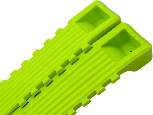 Vista 3 de Traba ruedas interconectables color fluorescente 48-WSN (juego de 4 unidades)