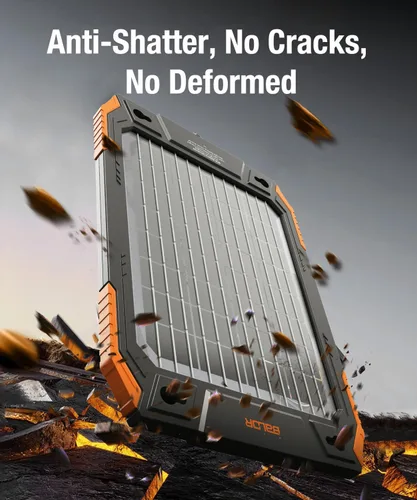 Vista 14 de BALDR Cargador de batería solar de 13 W actualizado, mantenedor de 12 V, portátil, impermeable, panel solar, kit de carga de goteo para automóvil