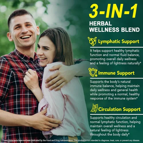 Vista 7 de Suplementos de drenaje linfático liposomal 21 en 1, suplemento de apoyo del sistema linfático de 4275 mg para mujeres y hombres, mezcla de hierbas