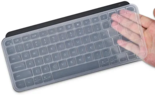 Vista 10 de Logitech MK320 K330 MK335 - Funda de teclado de silicona impermeable para Logitech MK320 MK335, color negro