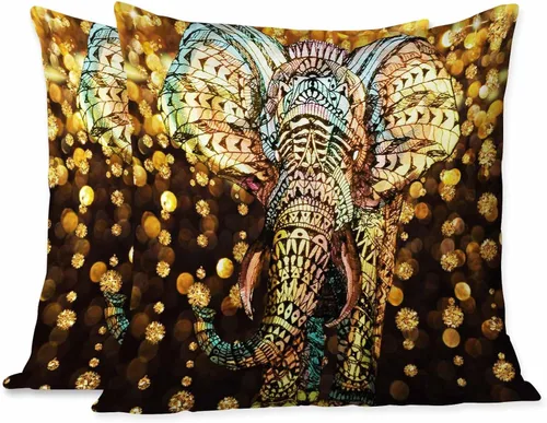 Vista 21 de Juego de 2 almohadas decorativas cuadradas con diseño de pato y pato verde para nadar en el lago para sofá y cama, para mujeres, hombres, niños