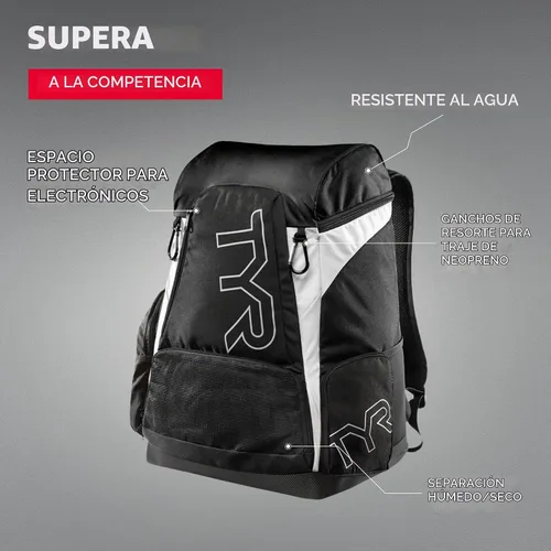 Vista 5 de TYR Mochila Alliance unisex para adultos Real/Blanco