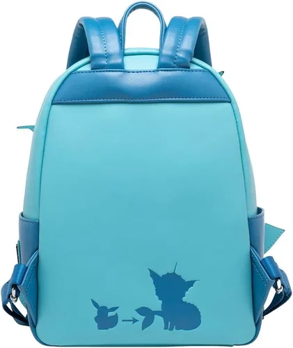 Vista 2 de Loungefly Pokemon Vaporeon - Mini mochila para cosplay, Varios colores, Pmbk0207