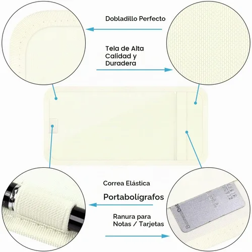 Vista 4 de Soporte de cartel para discapacitados para automóvil, parasol de automóvil, etiqueta de estacionamiento para discapacitados, color beige