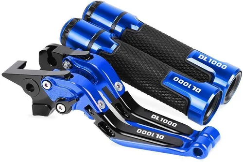 Vista 17 de Motocicleta para Suzuki DL1000 V-Strom 2002 2003 2004 2005 2006-2016 Frenos de motocicleta Barra de acoplamiento Palancas de embrague de freno Negro1