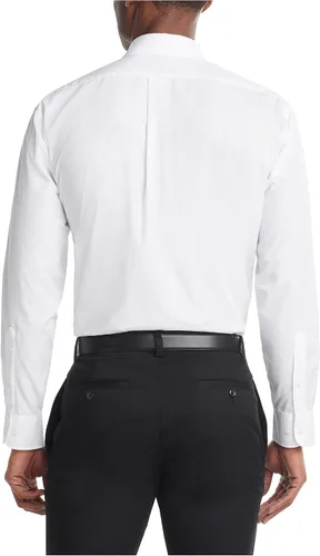 Vista 3 de Van Heusen Men's Dress Shirts Regular Fit Silky Poplin Solid
