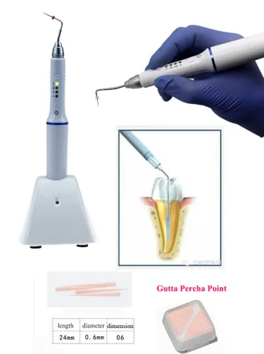 Vista 7 de Pluma calentada Endo del sistema de obturación de la gutapercha sin cuerda dental