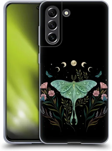 Vista 13 de Head Case Designs Officially Licensed Episodic Drawing Autumn Light Underwings Illustration Animals Gel Case [Military Grade] Compatible with