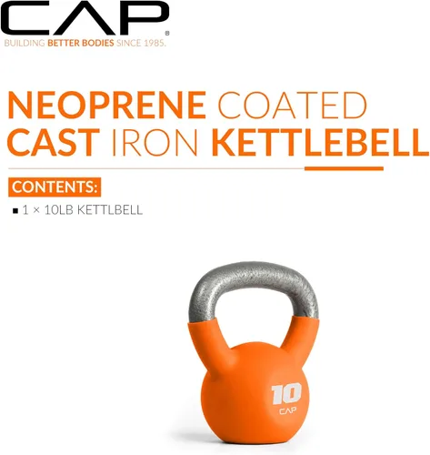 Vista 2 de CAP Neoprene Coated Kettlebells - Multiple Sizes