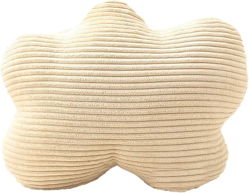 Vista 19 de Almohada de estilo nórdico suave con forma geométrica. Almohada de flores, almohadas de nube. La almohada. Cojín, cojín. Pelota, Marrón