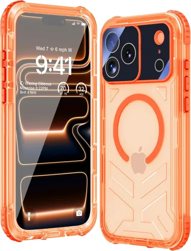 Vista 15 de WIFORT Funda impermeable para iPhone 15, [IP68 bajo el agua a prueba de polvo] [pantalla integrada] [15 pies a prueba de golpes militar], cubierta
