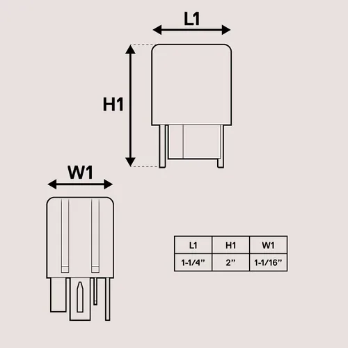 Vista 4 de OLS Caja de relés económica [Relés estilo Bosch] [Instalación fácil] [Apariencia de fábrica OEM] - Caja de relé fusible para uso automotriz