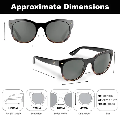 Vista 6 de Flying Fisherman Careen - Gafas de sol redondas