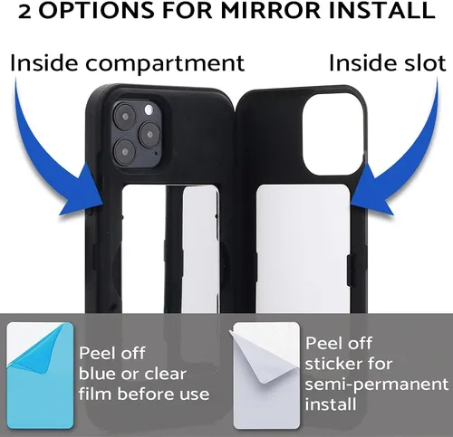 Vista 4 de TORU CX PRO - Funda tipo cartera para iPhone 12 Pro/iPhone 12 Funda protectora a prueba de golpes resistente con tarjetero oculto y ranura