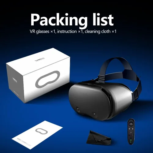 Vista 4 de VR Headset 3D Virtual Reality Headset VR Accessories for Movies and Games VR Glasses for iPhone Android Phone Best Virtual Reality Goggles