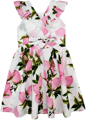 Vista 219 de Vestido de verano para niña, de algodón, con diseño floral
