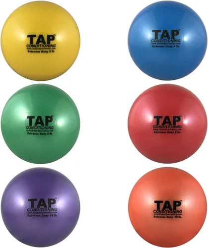 Vista 2 de Tap Pelota de golpe acondicionador Slam Ball Fuerza y acondicionamiento, lanzamientos explosivos, entrenamiento pliométrico y de núcleo