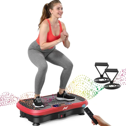 Vista 25 de AXV Vibration Plate Exercise Machine Fitness Platform Body Vibrating Board ARK.ROSA
