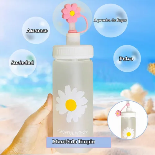 Vista 5 de 10 fundas de popote compatibles con vasos Stanley de 30 y 40 onzas, reutilizables, bonitas puntas de silicona para popotes, protectores de tapas