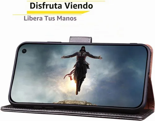 Vista 7 de SUANPOT Funda de piel tipo cartera para Samsung Galaxy S10e de 5.8 pulgadas (sin S10 de 6.2 pulgadas) con bloqueo RFID, tarjetero para tarjetas