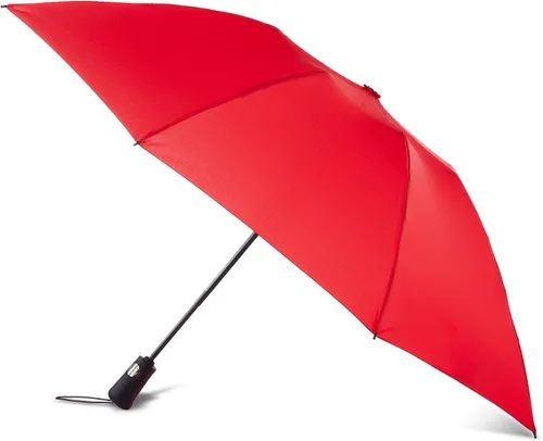 Vista 10 de Totes Reverse Close Folding Inbrella with Auto Open Close and Compact FLORAL ELÉCTRICO NEGRO