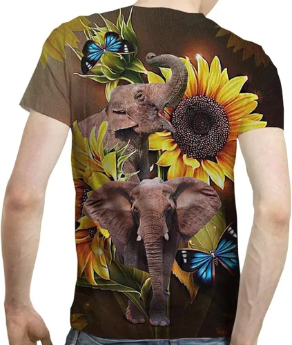 Vista 2 de Gecaitez Camiseta para hombre, camiseta con estampado 3D para hombre, camisetas gráficas divertidas para hombre, S-3XL