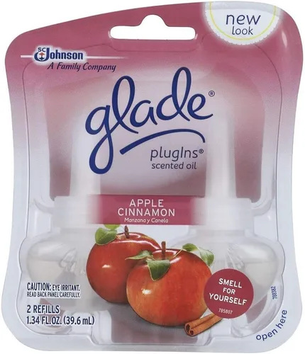 Vista 14 de Glade PlugIns Refills Air Freshener, Scented and Essential Oils for Home and Bathroom, Lavender & Vanilla , 1.34 Fl Oz, 2 Count (Pack of 1)