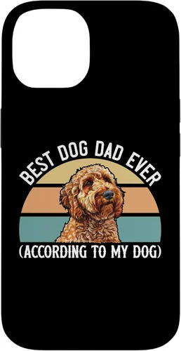 Vista 4 de Best Dog Dad Ever According to My Goldendoodle Funny Doodle Case for iPhone 17