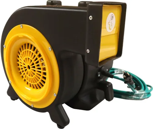 Vista 5 de Zoom Blowers LTE Inflatable Bounce House Blower for Bouncy Jump Castle, Water Slides, and Obstacle Course, Electric, Energy Efficient, Low Amp Draw
