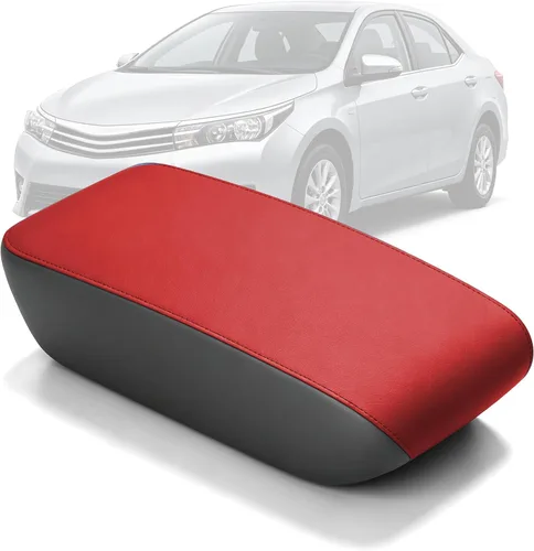 Vista 20 de AOMSAZTO Fundas para reposabrazos de consola central marfil para Corolla Toyota 2014-2019