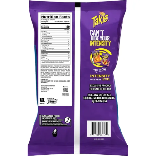Vista 2 de Takis Blue Heat edición limitada, paquete de 2