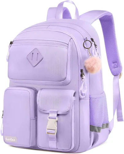 Vista 11 de Mochila escolar para niñas adolescentes, lindas mochilas universitarias para niños y estudiantes Bookbag Fit - Bolsa para laptop de 15.6 pulgadas