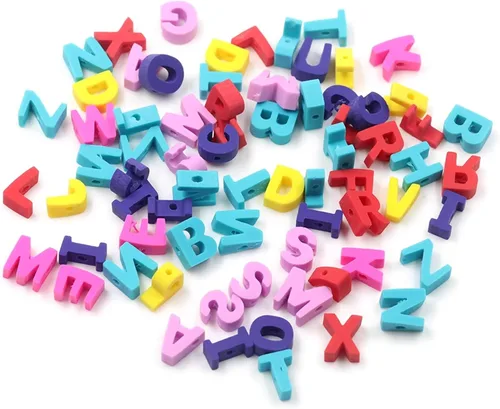 Vista 63 de 100 piezas de cuentas de arcilla polimérica Heishi espaciadoras mixtas, suministros para hacer pulseras, pendientes, collares de bricolaje, Bandera
