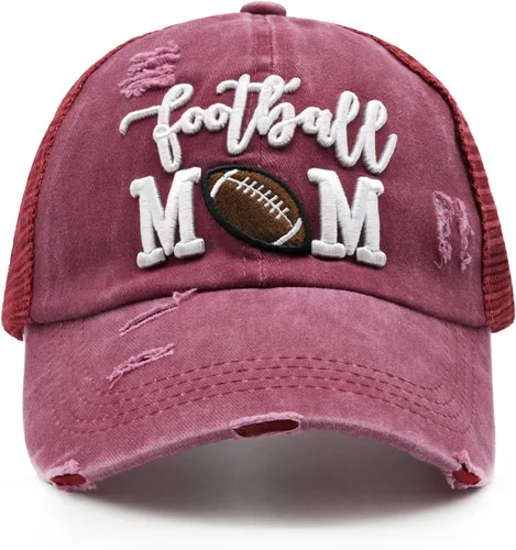 Vista 6 de Gorro de camionero desgastado para mujer, gorra de béisbol bordada, regalo para mamá