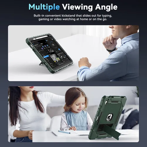 Vista 5 de Grifobes Funda para iPad A16 de 11ª Generación de 11 pulgadas 2025 / Funda para iPad de 10ª Generación de 10.9 pulgadas 2022, Funda Resistente