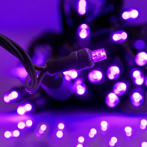 Vista 2 de Luces LED de Navidad profesionales – 70 unidades de luces cónicas gran angular – Juego de luces de grado profesional para interiores y exteriores