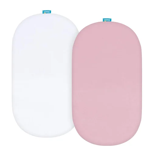Vista 7 de Sábanas de moisés aptas para colchón rectangular, de reloj de arena u ovalado, juego de sábanas ajustables universales para varios protectores