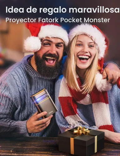 Vista 11 de Mini Proyector con WiFi 5G, Proyector Pequeño HD de 1080P de Corta Distancia con Trípode, Proyector Exterior para Teléfono, Proyector Portátil