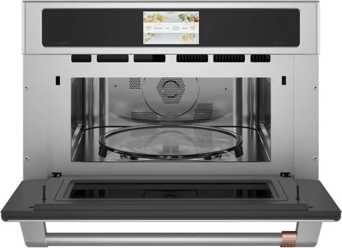 Vista 2 de Cafe CSB913P2NS1 Combo de horno eléctrico inteligente de pared y microondas de 30 pulgadas y 1.7 pies cúbicos con tecnología Advantium de 120
