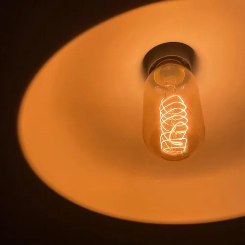 Vista 3 de Bombillas Edison T45, 40 W regulables, 2700 K blanco cálido, base incandescente E26/E27, 110-130 V, filamento de jaula de ardilla, decoración