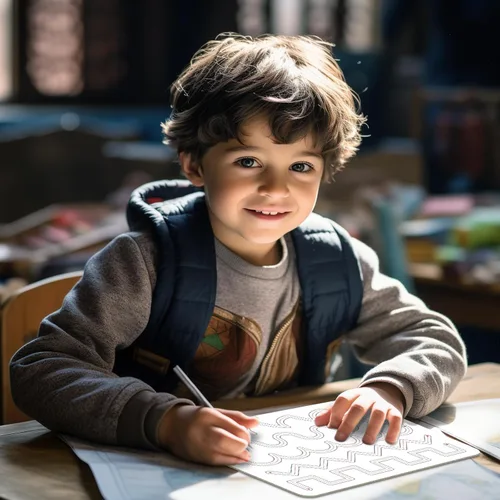 Vista 6 de Pizarra de borrado en seco para práctica de escritura a mano, trazado del alfabeto ABC para niños de 3 a 5 años Pizarra blanca pequeña para pre-K