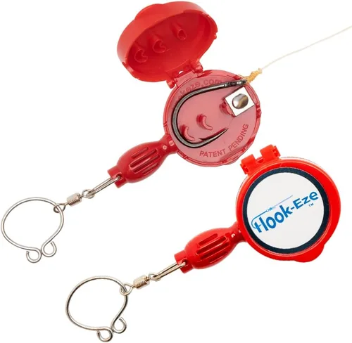 Vista 9 de HOOK-EZE Fly Fishing Accessories - Fishing Knot Tying Tool for Tying Fishing Line to Hooks - Fishing Gear and Equipment, Gadget to Tie Knots Quick