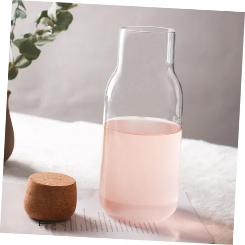 Vista 2 de Angoily Botella de almacenamiento de agua a prueba de fugas de botella de té de leche con tapa