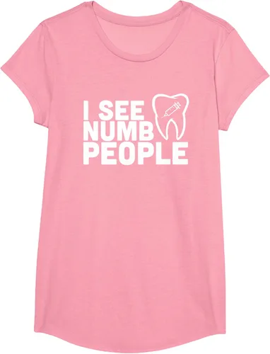 Vista 93 de I see Numb People - Camiseta de regalo para dentista dental, Negro, S